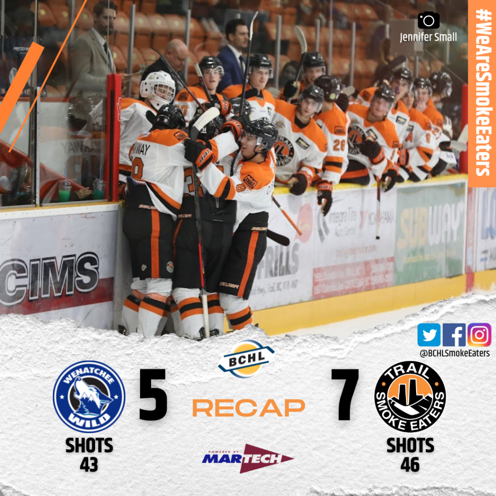 RECAP – Smoke Eaters Surge In The Third Period En-Route to 7-5 Win Over ...