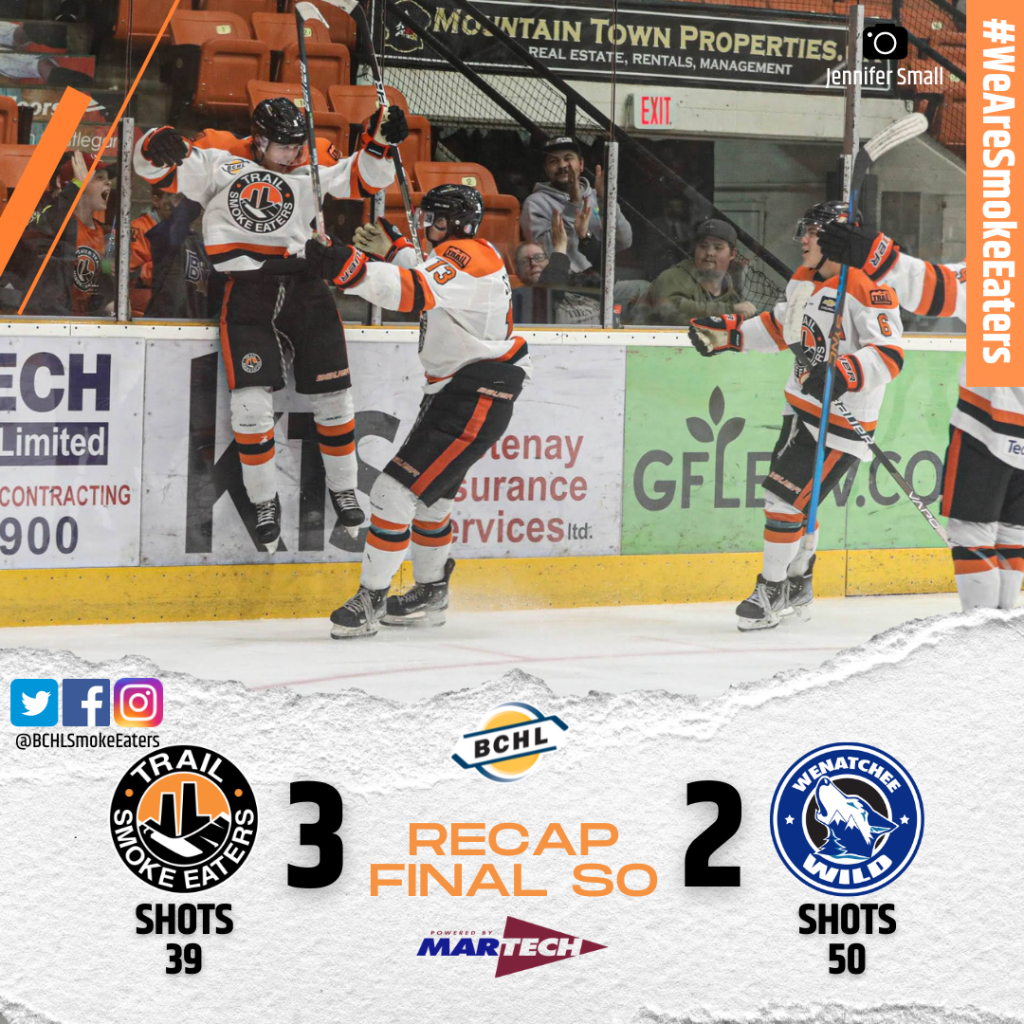 RECAP – Smoke Eaters Leave Wenatchee With Three Of Four Points After ...