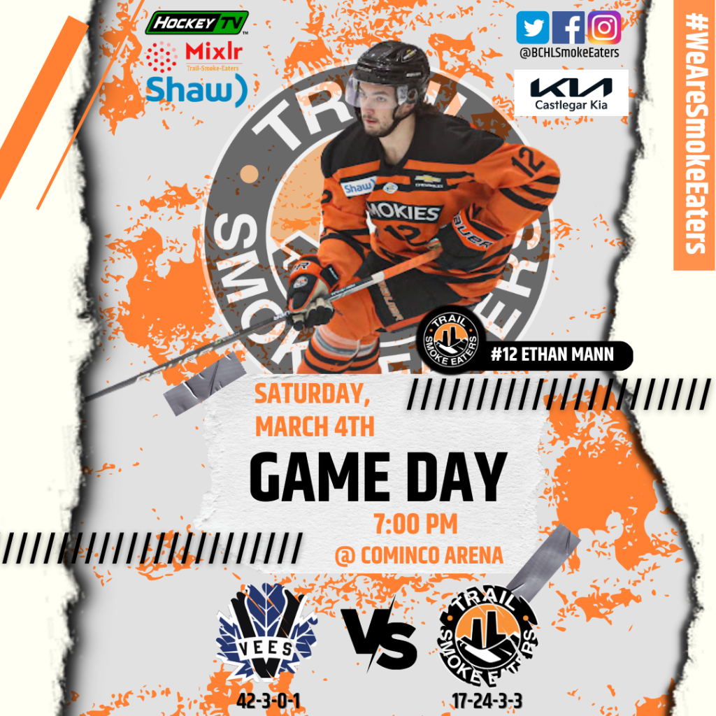 Preview Smoke Eaters Host Vees In Potential Playoff Preview Trail Smoke Eaters